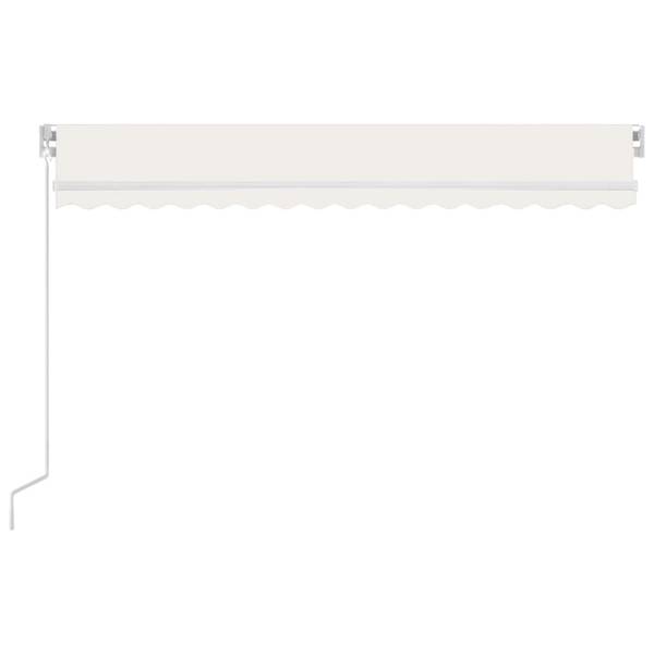 Auvent rétractable 3006539-1 Blanc - Polyester - Aluminium - 350 x 1 x 450 cm