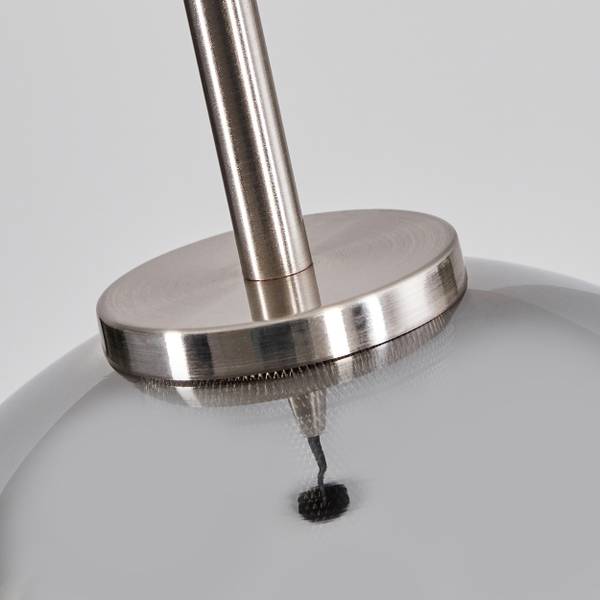 Deckenleuchte Cesaro Grau - Metall - 24 x 145 x 24 cm