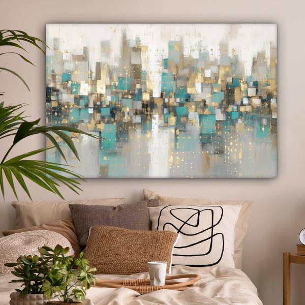 LEINWANDBILD Mosaik 120 x 80 cm