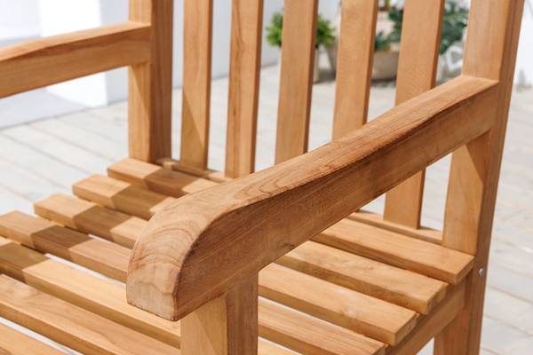 Gartenstuhl EMPIRE TEAK Braun - Teakholz - 60 x 92 x 64 cm