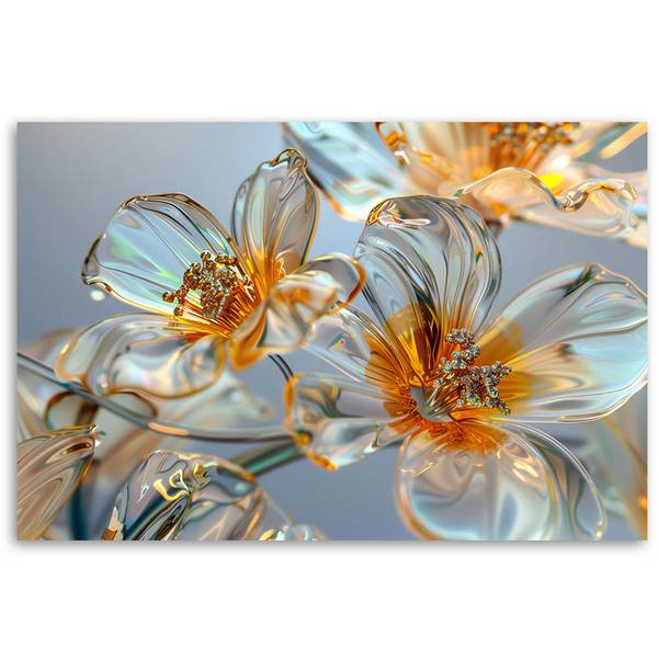 Tableau déco Fleur 60 x 40 cm