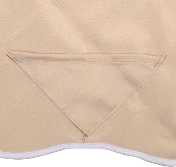 Sonnendach Ersatzdach Beige - Kunststoff - 132 x 1 x 191 cm
