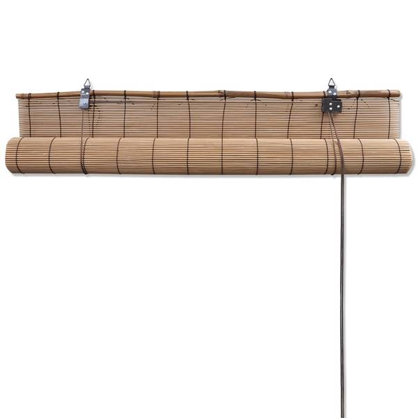 Store 3057521 (lot de 2) Marron - Bambou - 150 x 220 x 150 cm