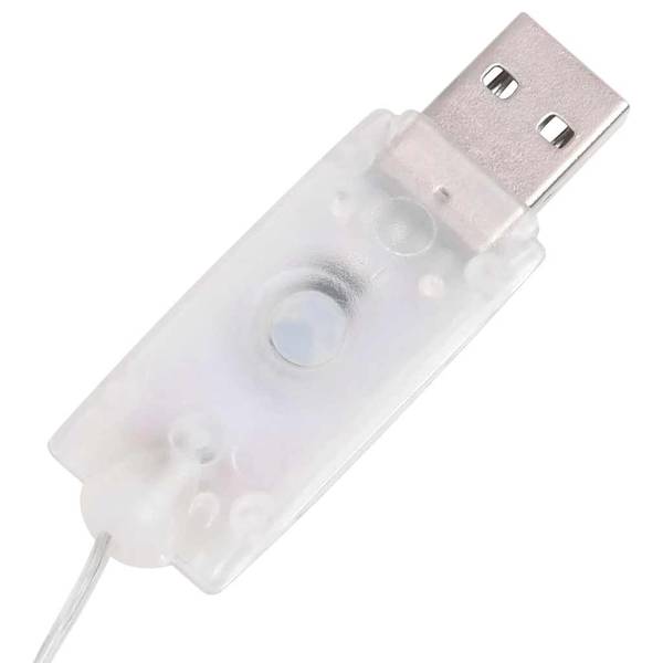 Sneeuwpop 3010067 wit - textiel - 1 x 180 x 1 cm