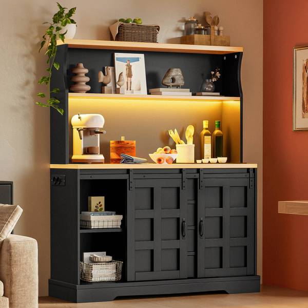 Küchenschrank HEDENS55 Ⅵ Schwarz - Holzwerkstoff - 40 x 150 x 120 cm