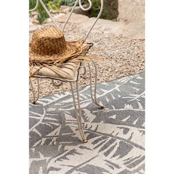 Outdoor-Teppich Amara Blau - Textil - 160 x 1 x 230 cm