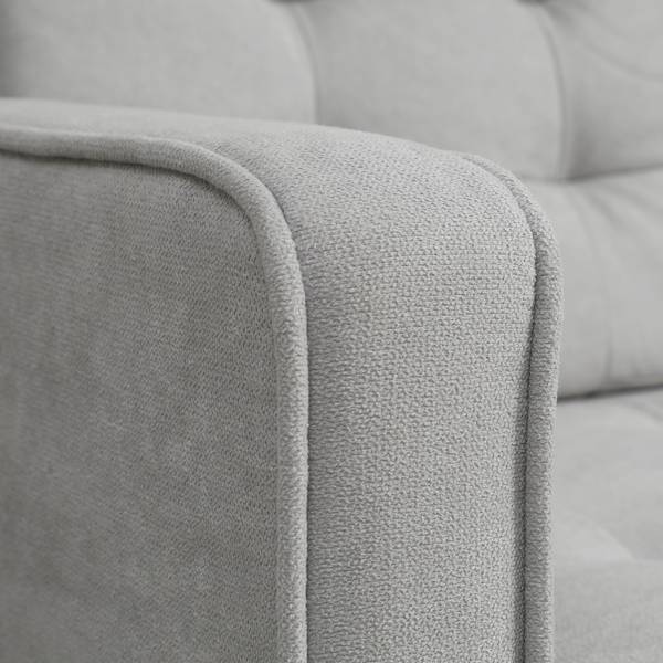 2 Sitzer Sofa 839-032V00LG Hellgrau