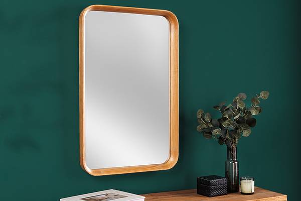 Wandspiegel AMSTERDAM Braun - Eiche - 50 x 80 x 6 cm