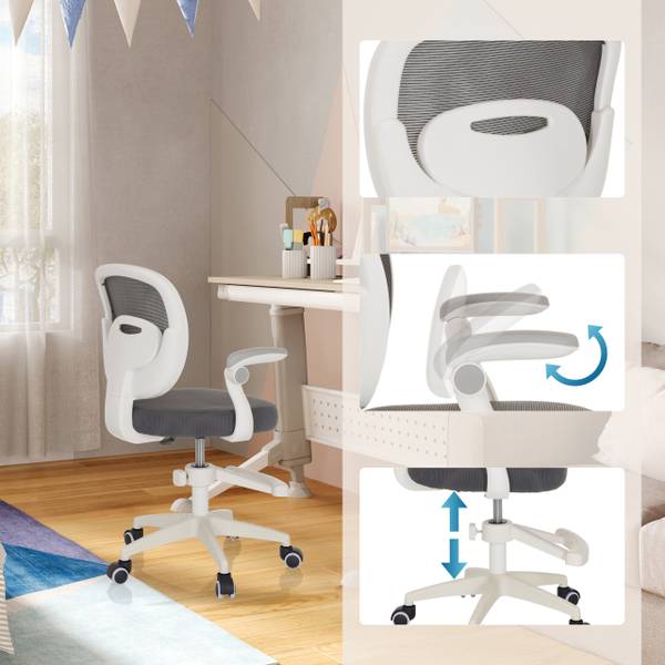Kinderdrehstuhl KIDDY SMART Grau