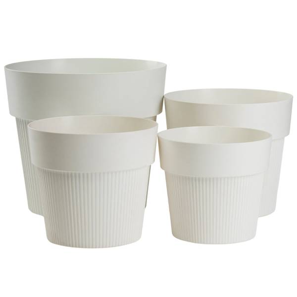 Blumentopf Silva Ecru - 14 x 13 x 14 cm