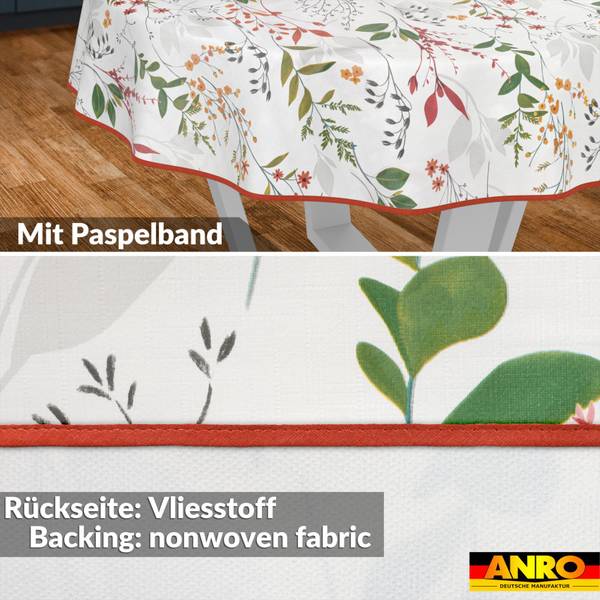 Wachstuchtischdecke Natur BR 140 x 140 cm