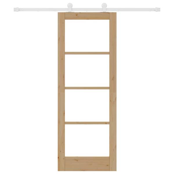 Schiebetür 3045041-1 Holz - Weiß - Breite: 73 cm