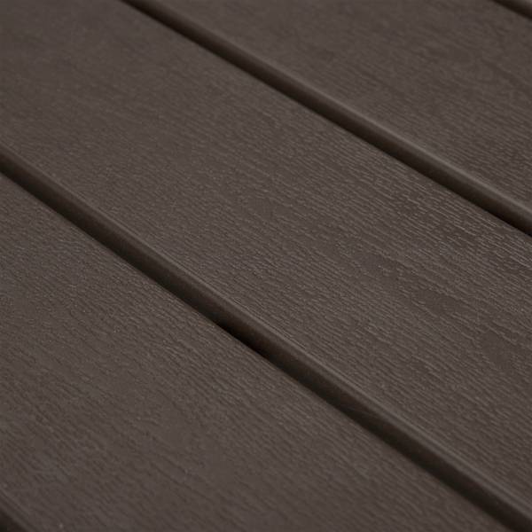 Table de jardin extensible 8 personnes Marron