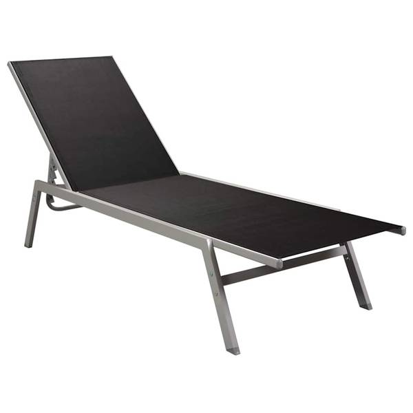 Sonnenliege M607581 Schwarz - Metall - 58 x 95 x 200 cm
