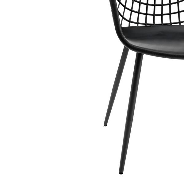 Chaise à accoudoirs NINO Anthracite