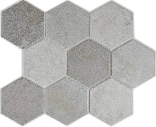 Mosaikfliesen 11F-0204 Grau - Keramik - 30 x 26 x 26 cm
