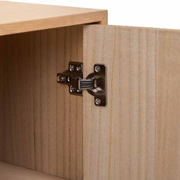 Anrichte Mori Braun - Holzwerkstoff - 34 x 120 x 76 cm