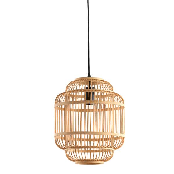 Suspension Jeppe Marron - Bambou - Bois manufacturé - 30 x 36 x 30 cm