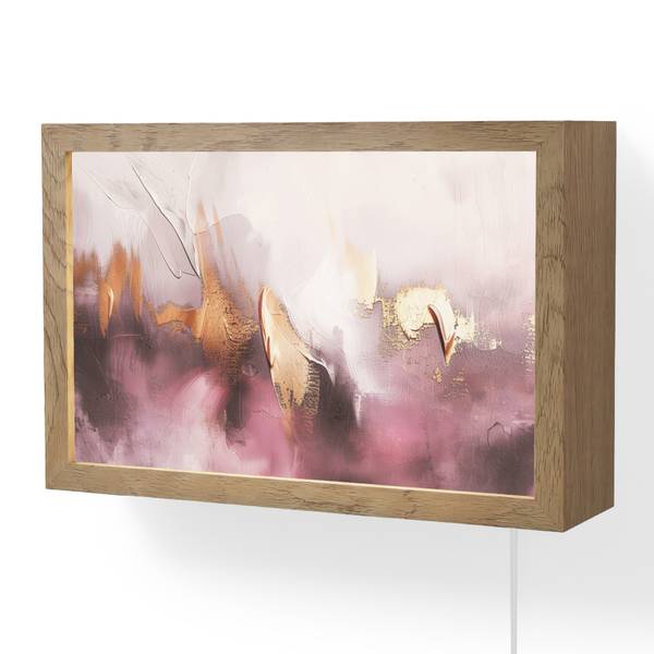 WANDLEUCHTE Strukturen 30 x 20 cm