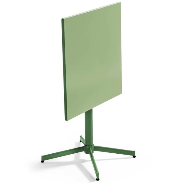 Gartentisch und 2 Stühle set Palavas Dunkelgrün