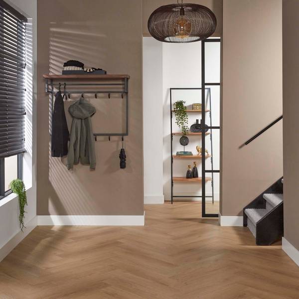 Kleiderständer DAYTONA Braun - Massivholz - 100 x 80 x 30 cm