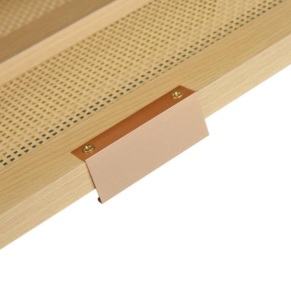 Buffet commode Coeus Ⅲ Marron - Pin - Acier - 25 x 90 x 100 cm