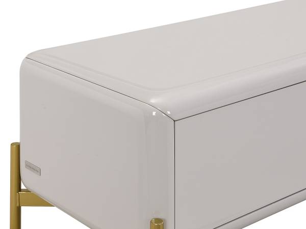 TV-Board LYBAKA Beige - Holz teilmassiv - 180 x 45 x 40 cm