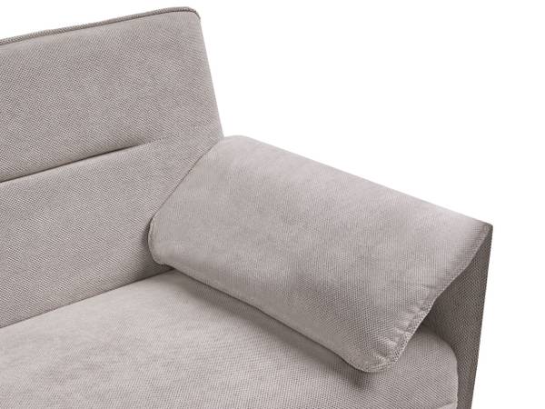 3-Sitzer Sofa VAYLA Grau - Silber