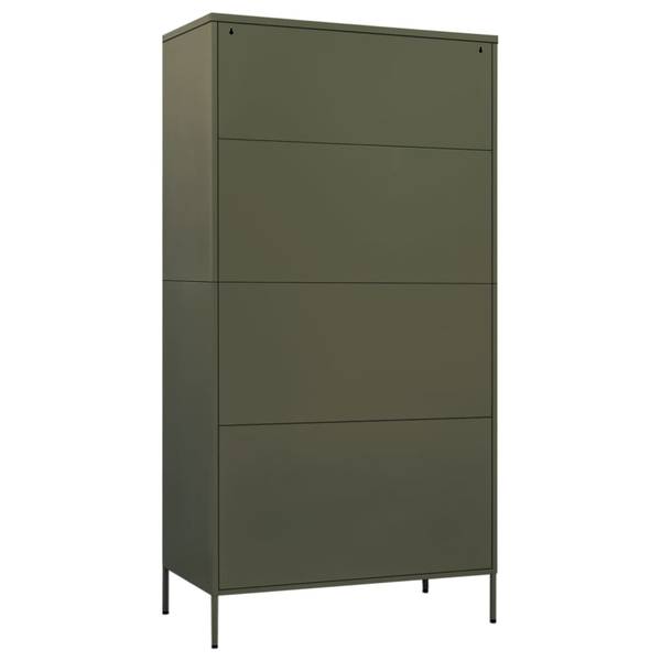 Kleiderschrank 3007017 Dunkelgrün - Grün