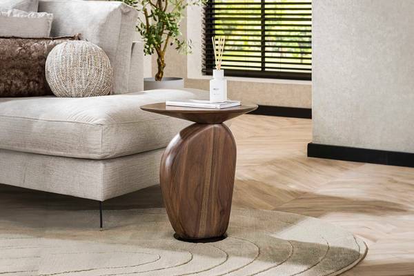 Bijzettafel MINOTA bruin - acacia - 36 x 50 x 45 cm