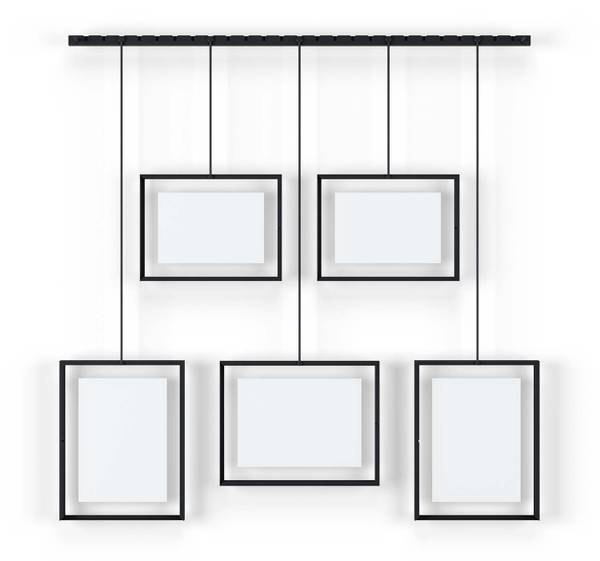 Bilderrahmen Exhibit I Stahl / Glas - Schwarz