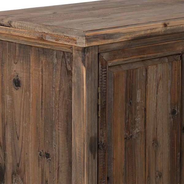 Anrichte  Minerva Braun - Massivholz - 75 x 82 x 38 cm