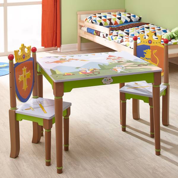 Kinder spielen Tisch TD-11837A1 Grün - Massivholz - 60 x 56 x 72 cm