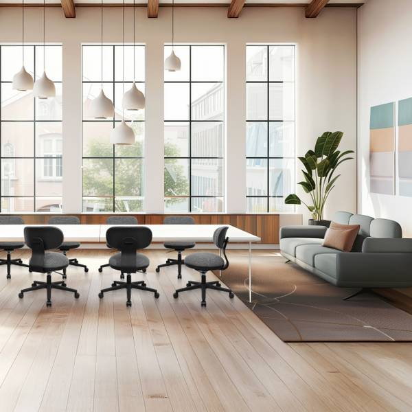 Bürostuhl SITMOTION B Grau - Polyester - 48 x 85 x 55 cm
