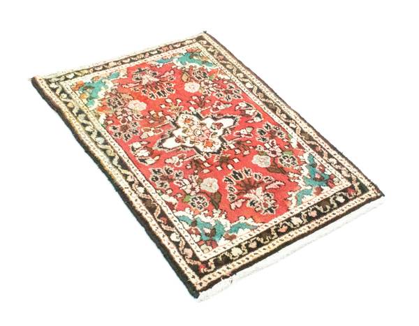 Orientteppich Nomadic Rot - Wolle - 64 x 1 x 97 cm