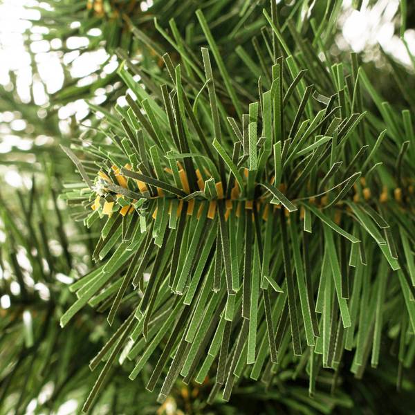 Künstlicher Weihnachtsbaum Naturstamm Grün - Kunststoff - 83 x 220 x 83 cm