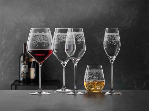 Trinkbecher Arabesque 2er Set Glas - 9 x 12 x 9 cm