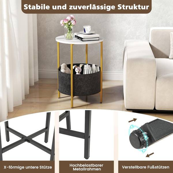 Beistelltisch VH34367 Weiß