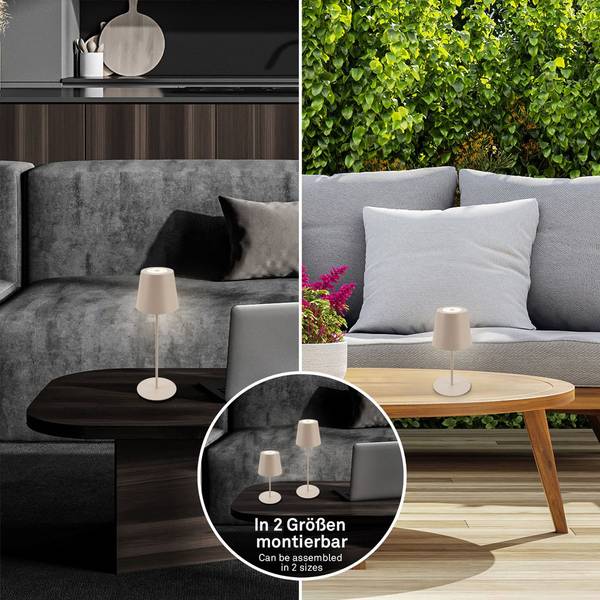 Tischleuchte KIKI 2 Stk. Beige