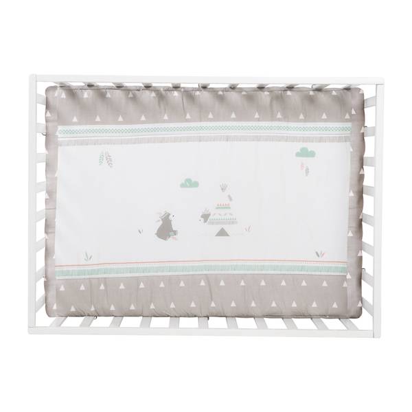Laufgitter 75x100 Indibär Weiß - Holzwerkstoff - 73 x 72 x 98 cm