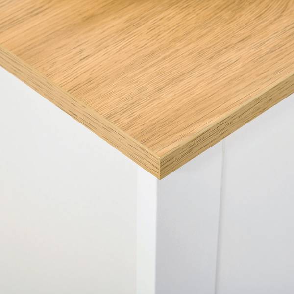 Schuhschrank 837-062V90WT Multicolor - Weiß - 72 x 80 cm