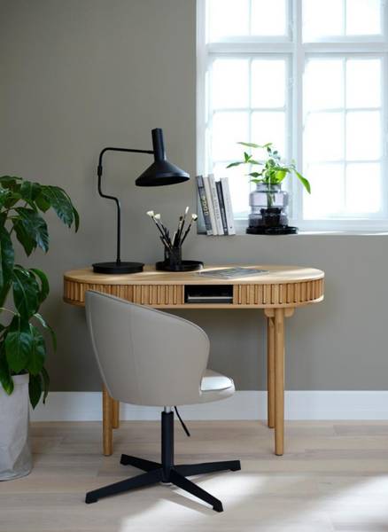Yoffers Schreibtisch Braun - Massivholz - 120 x 75 x 60 cm