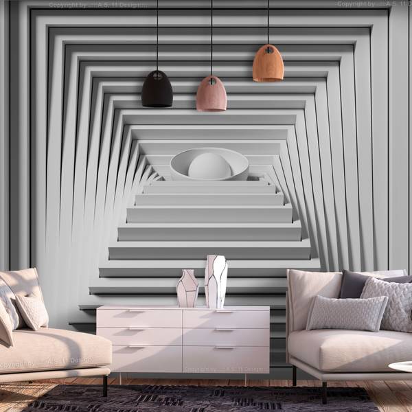 Papier peint intissé 3D Log 100 x 70 cm