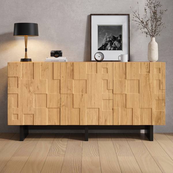 Sideboard Eurynom Ⅷ Braun - Holzwerkstoff - 140 x 70 x 40 cm