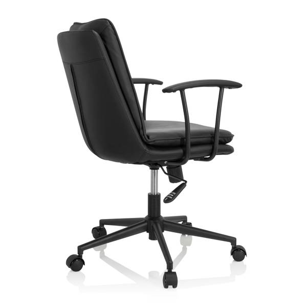 Bürostuhl SMALLO Schwarz - Flachgewebe - 59 x 94 x 59 cm