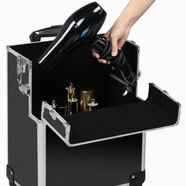Kosmetikkoffer ARE15 Schwarz - Kunststoff - 24 x 78 x 36 cm