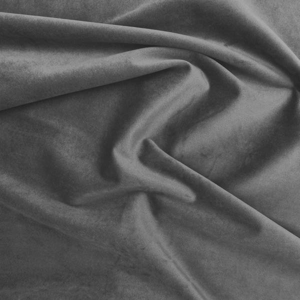Hundebett VELURS Grau - 70 x 60 cm