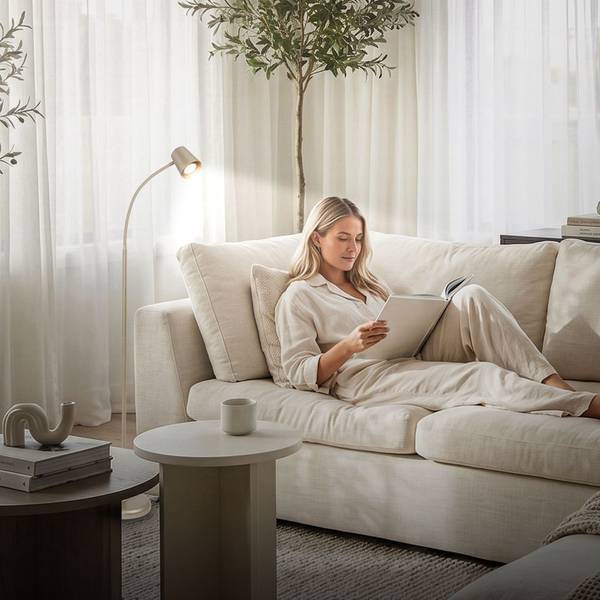 Stehlampe Skriva Grau