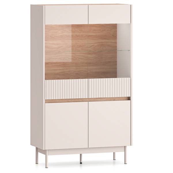 Armoire vitrine NALIA 92 x 156 cm