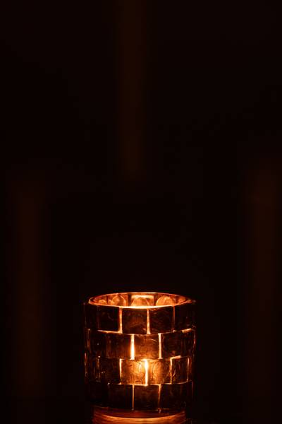 Windlicht BLK COGNAC Braun - Glas - 11 x 11 x 11 cm
